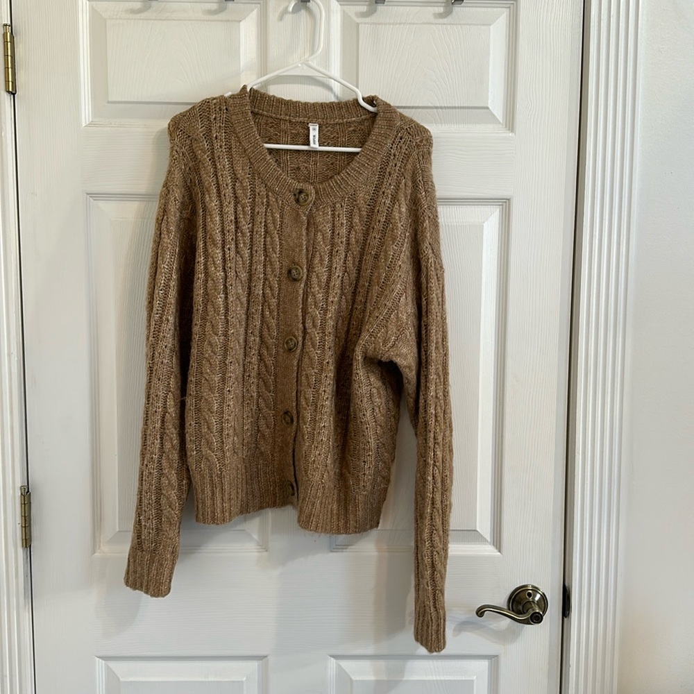 **Fuzzy Cardigan**